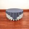 Square Tablecloth 90 x 90 Inch Gingham Checkered Polyester Overlay Use